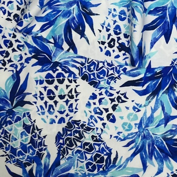 NWT $54 24th & Ocean Women's Small Pina Party Tiered Tankini Swim Top Turquoise - Picture 8 of 16